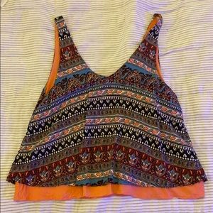 Hollister cropped tank